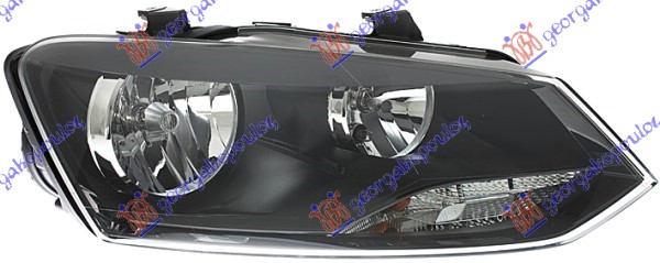 FAR ELEKTRICNI DUPLO SOCIVO (SA MOTOROM) (CRNA LAJSNA) (TYC) - DESNO