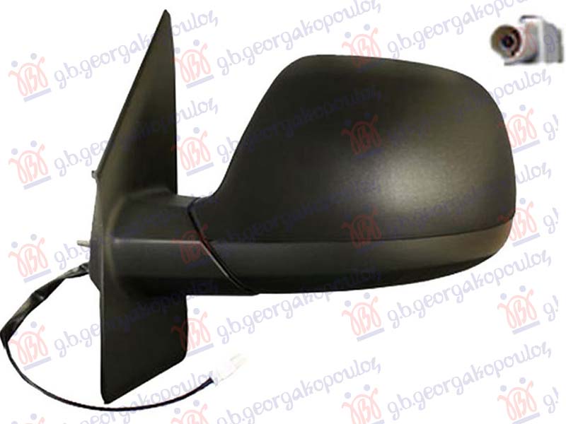 RETROVIZOR MEHANICKI (ANTENA AM/FM) (ASFERICNO STAKLO)