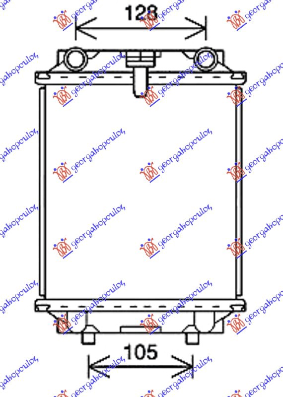 HLADNJAK MOTORA DODATNI 2.0 TSi BENZIN (215x190x26) (VALEO)