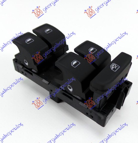 PREKIDAC U PREDNJIM VRATIMA (4 TASTERA) (8 PIN) - LEVO