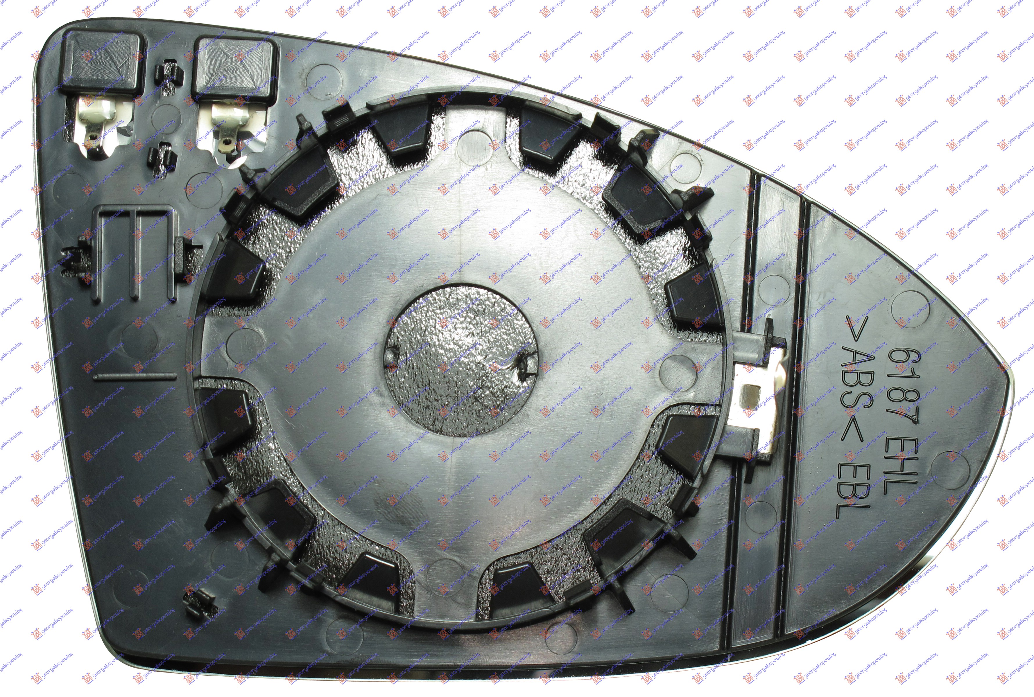 STAKLO RETROVIZORA SA GREJACEM (ASFERICNO) - LEVO