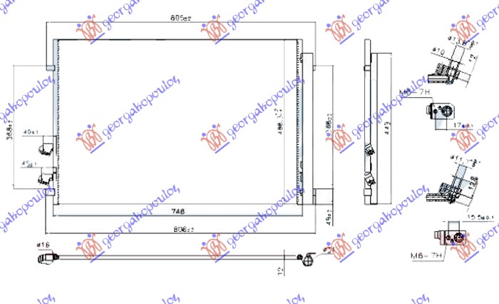 HLAD. KLIME SVI MODELI DIZEL (70x48x12) 