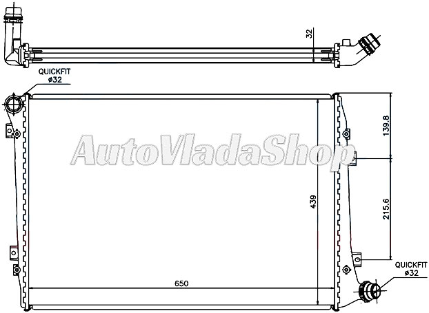 HLADNJAK MOTORA 2.0 TDi DIZEL (650x440)