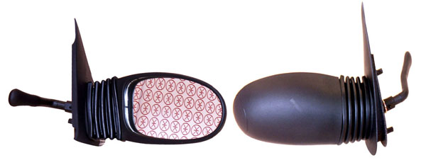 RETROVIZOR MEHANICKI SA RUCICOM (KONVEKSNO STAKLO) - DESNO