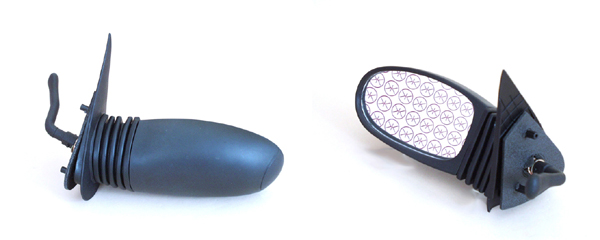 RETROVIZOR MEHANICKI SA RUCICOM (KONVEKSNO STAKLO) - DESNO