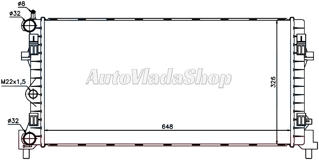 HLADNJAK AUDI A1 10- 12TFSI-14TFSI -16TDI