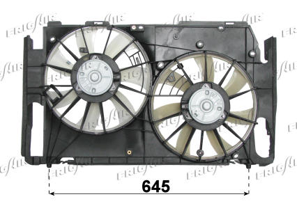 VENTILATOR HLADNJAKA I KLIME (DUPLI) KOMPLET (BENZIN)