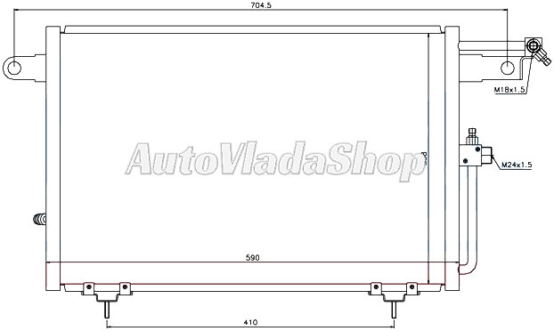 HLADNJAK  KLIME AUDI A6 I         06/94-03/97