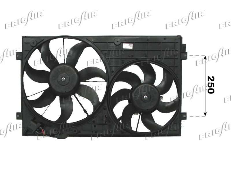 VENTILATOR (DUPLI) KOMPLET (BENZIN/DIZEL) (HLADNJAK 45cm)