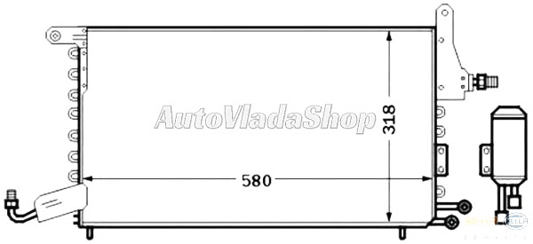 HLADNJAK KLIME SEAT TOLEDO I 91-98