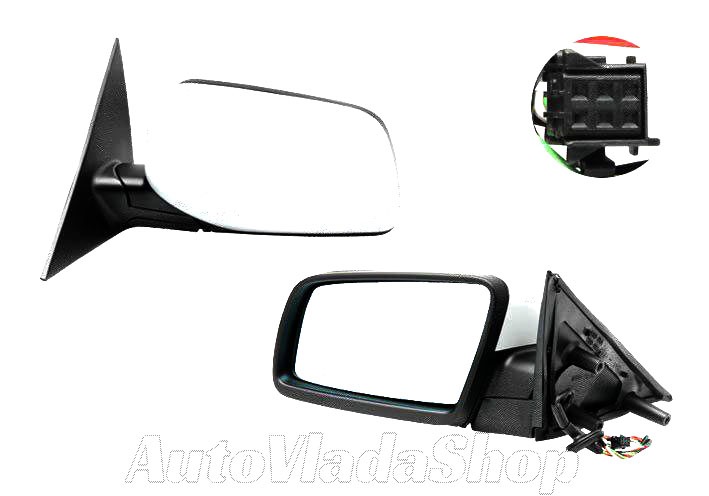 RETROVIZOR ELEKTRICNI SA GREJACEM PM (A KVALITET) (ASFERICNO STAKLO) - LEVO