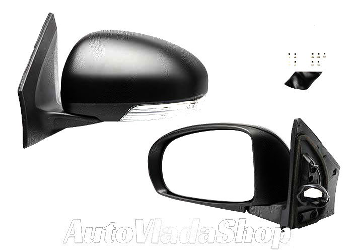 RETROVIZOR ELEKTRICNI SA GREJACEM PM (MIGAVAC) (KONVEKSNO STAKLO) - DESNO