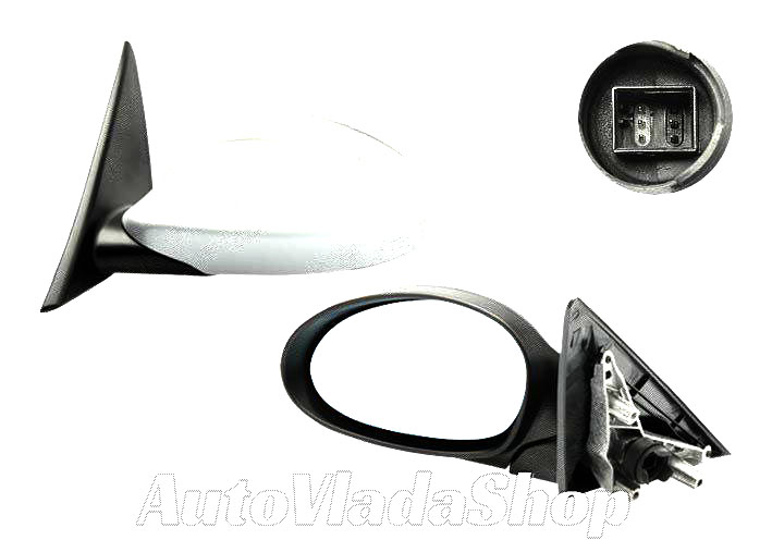 RETROVIZOR ELEKTRICNI SA GREJACEM PM (5 PIN) (A KVALITET) (KONVEKSNO STAKLO) - DESNO