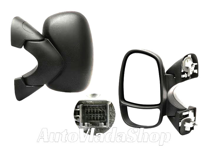 RETROVIZOR ELEKTRICNI SA GREJACEM (A KVALITET) (KONVEKSNO STAKLO) - LEVO