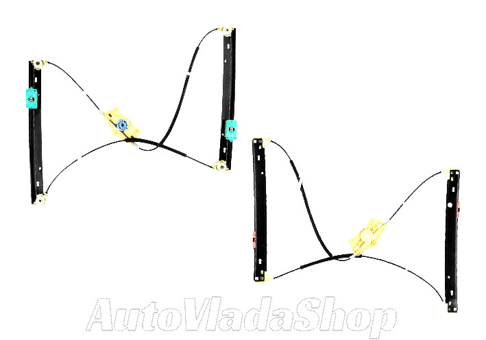 PODIZAC ZADNJEG PROZORA ELEKTRICNI (BEZ MOTORA) - LEVO