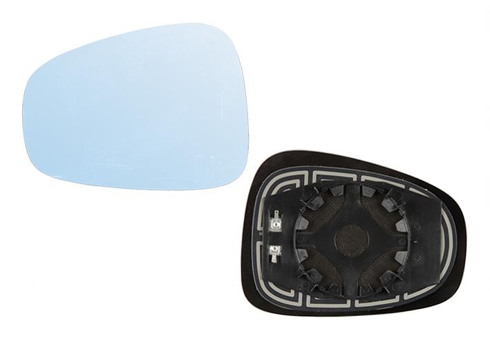 STAKLO RETROVIZORA SA GREJACEM PLAVO (KONVEKSNO) - DESNO