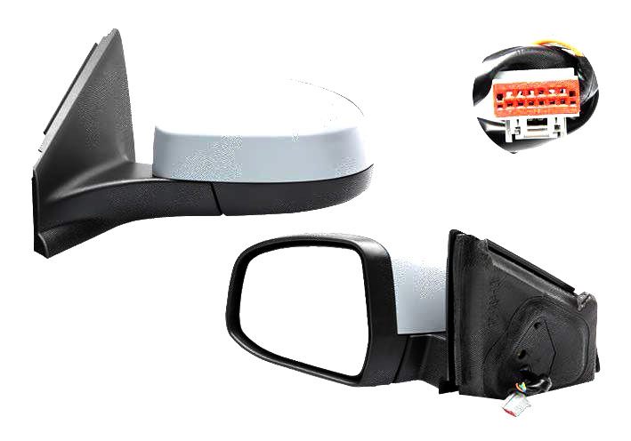 RETROVIZOR ELEKTRICNI SA GREJACEM (A KVALITET) (ASFERICNO STAKLO) - DESNO