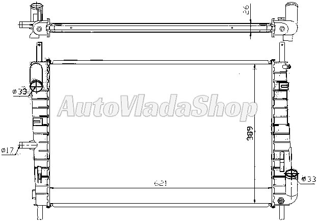 HLADNJAK MOTORA DIZEL (+AC) (62x39.5) -02