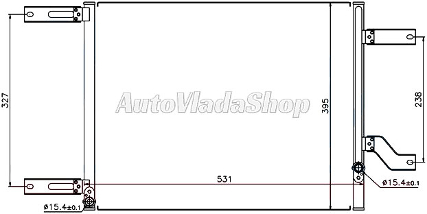 HLADNJAK KLIME ALFA 166 20/16V-25-30