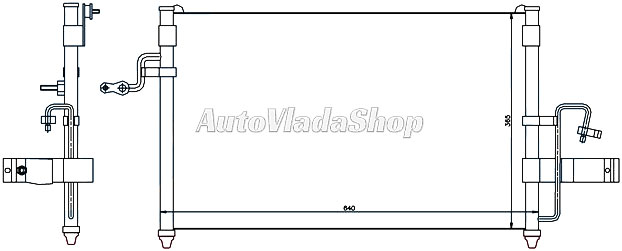 HLADNJAK KLIME 1.6/2.0cc (60x36x2.2)