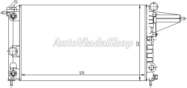 HLADNJAK OPEL VECTRA A 16   AUT