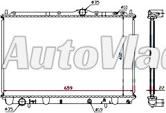HLADNJAK MOTORA 1.6/1.8/2.0 BENZIN (+/-AC) (40.2x65.5x16)