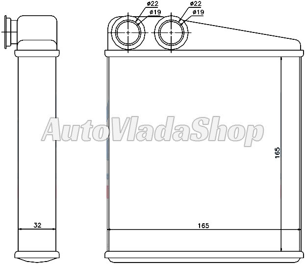 GREJAC KABINE (B) (+/-AC) (167x168) (KOMPLET)