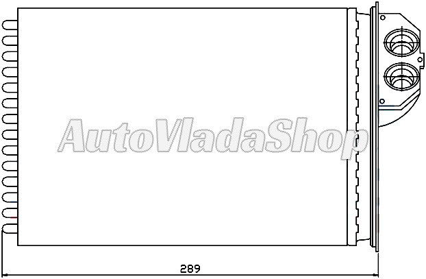 GREJAC KABINE (M) (+/-AC) (248x140) (TIP BEHR) (SA AUTOMATSKOM KLIMOM)