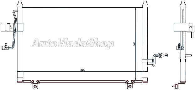 HLADNJAK  KLIME DAEWOO TACUMA /    REZZO