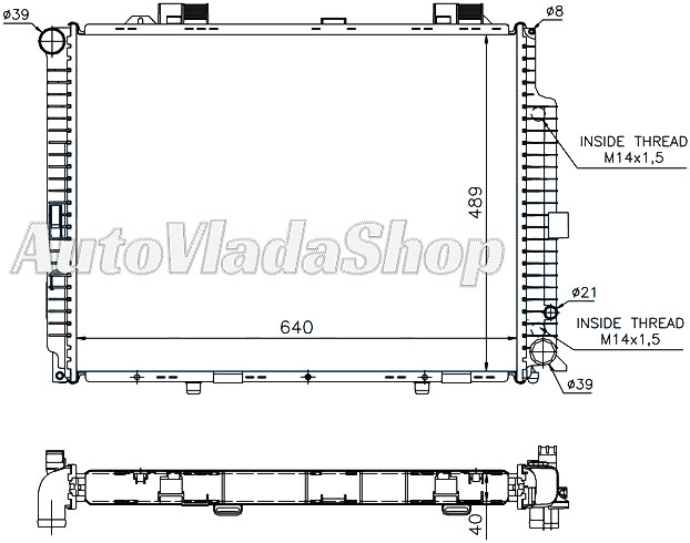 HLADNJAK MOTORA 3.0 TD (AUTO) (64x48.9)