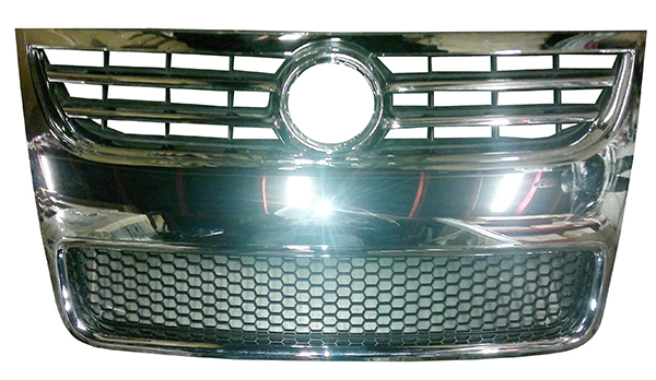 PVC MASKA KOMPLET (GORNJA RESETKA SA HROM LAJSNAMA) (DONJA RESETKA) (OKVIR) 07-