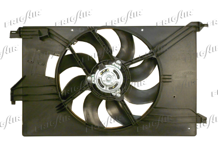 VENTILATOR (MOTOR+ELISA) (280mm) (2 PIN) (KOCKASTI KONEKTOR) (SA KABLOM)