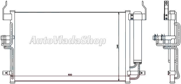 HLADNJAK KLIME HYUNDAI LANTRA 00-04