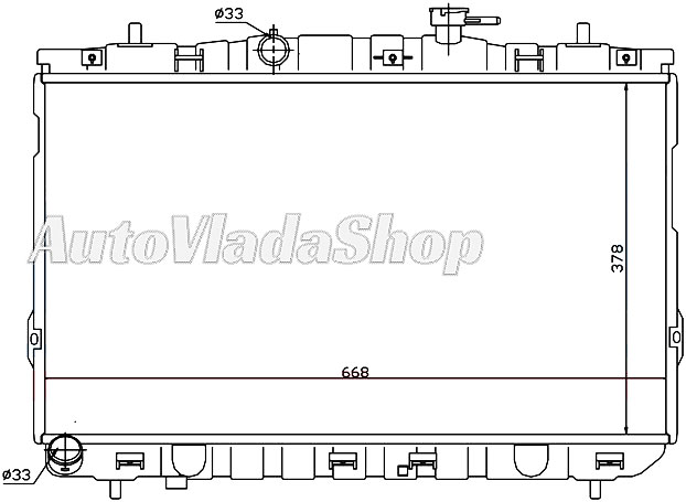 HLADNJAK HYUNDAI ELANTRA 00- 20-20CDRI  AC+/-