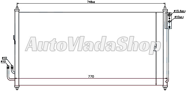 HLADNJAK KLIME 3.5i (72.5x37.5x1.8) -08