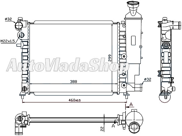 HLADNJAK MOTORA XN (39x32)