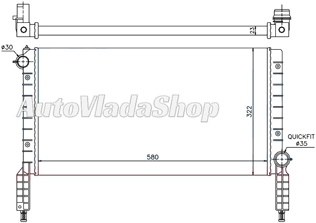 HLADNJAK FIAT DOBLO I  12-16