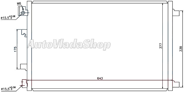HLADNJAK KLIME 2.0/2.4cc DIZEL (52x30)