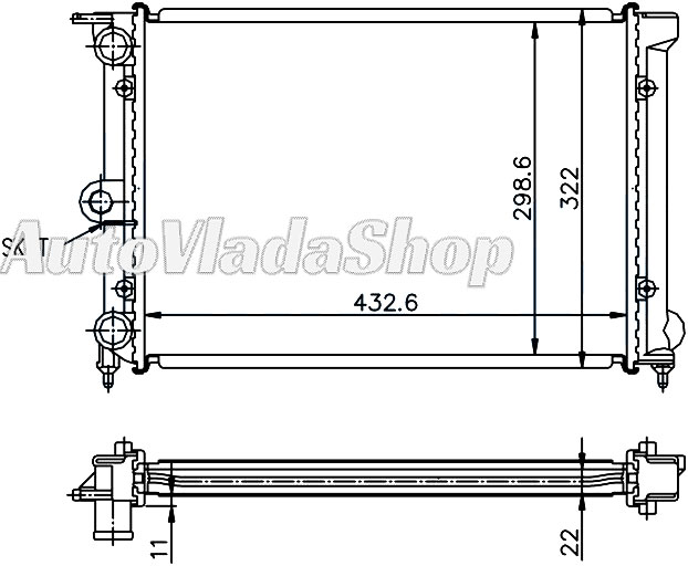 HLADNJAK VW GOLF 2  11-13