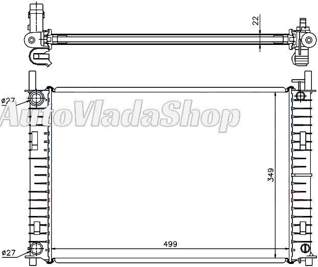 HLADNJAK MOTORA 1.3 8V (+/-AC) (50x35.6)